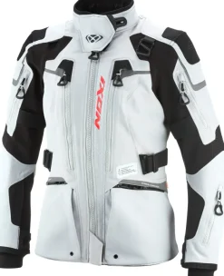 Ixon Odin Lady Motorjas Light Grey/Black> Motorjassen