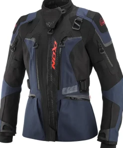 Ixon Odin Lady Motorjas Parka Navy/Black/Bright Red 3047> Motorjassen
