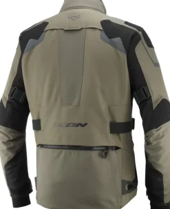 Ixon Odin Motorjas Parka Khaki/Black 8010> Motorjassen