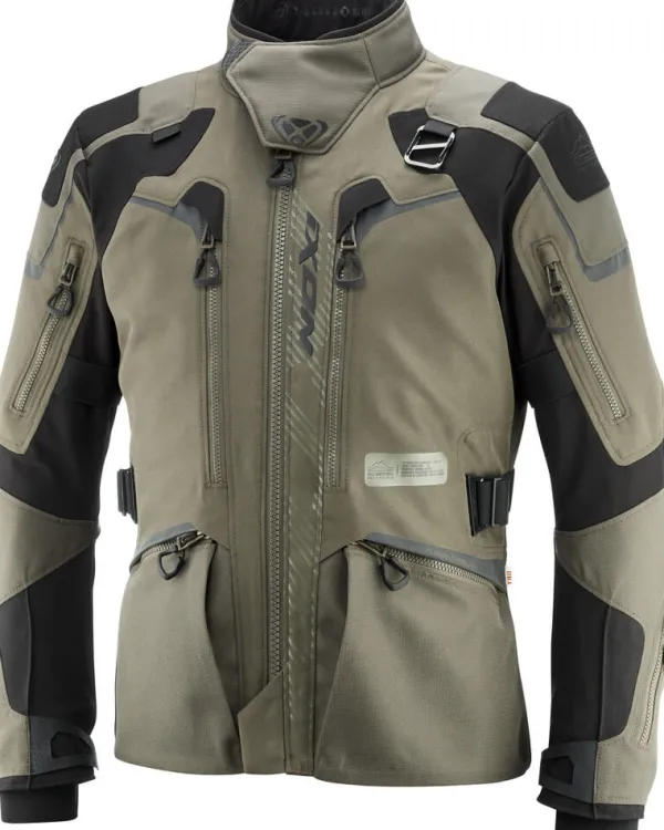 Ixon Odin Motorjas Parka Khaki/Black 8010> Motorjassen