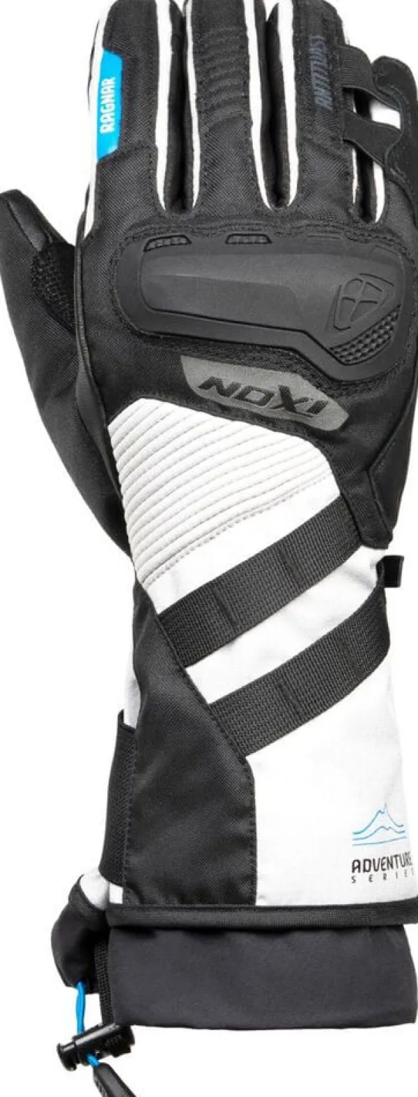 Ixon Pro Ragnar Gloves Black/Grey/Blue 1044> Motorhandschoenen