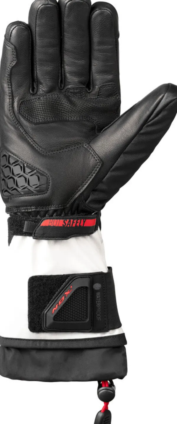 Ixon Pro Ragnar Gloves Black/Grey/Red 1047> Motorhandschoenen