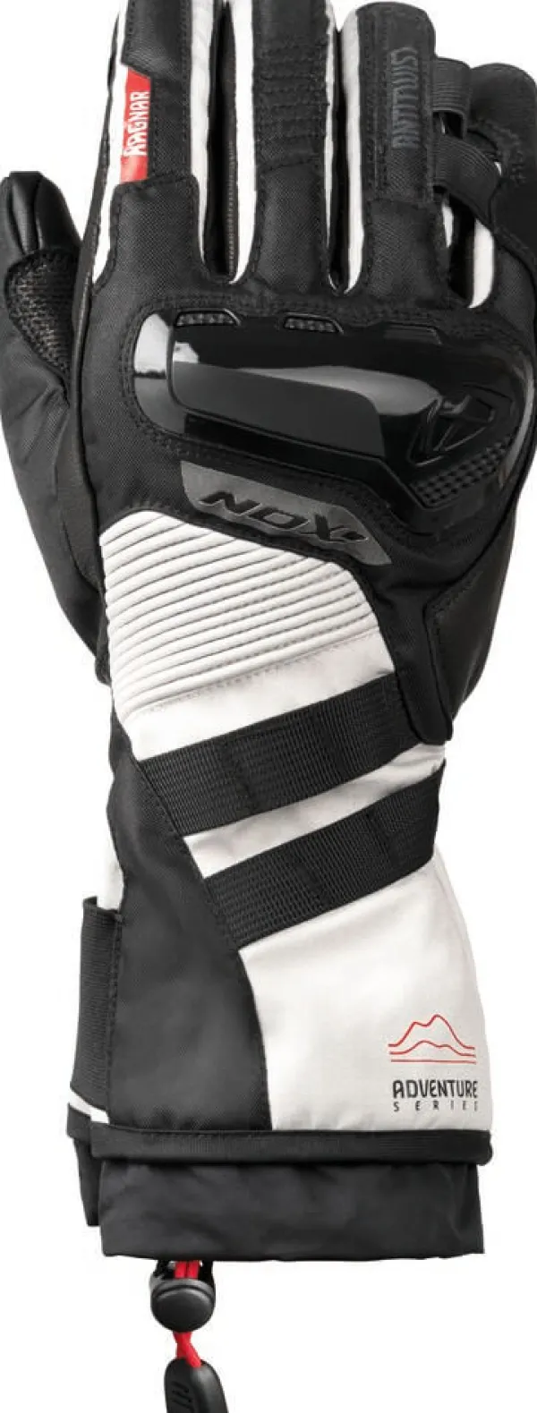Ixon Pro Ragnar Gloves Black/Grey/Red 1047> Motorhandschoenen