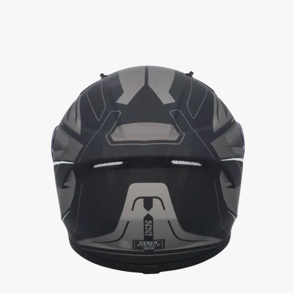 iXS 136 2.0 Kids Integraalhelm Matt Black/Grey M39 Kinderhelm> Kinder Scooterhelmen