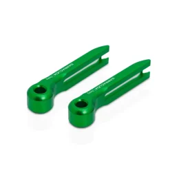 Barracuda Kit End Levers Aluminum Green (Pair) N1027/V> Motor Onderdelen