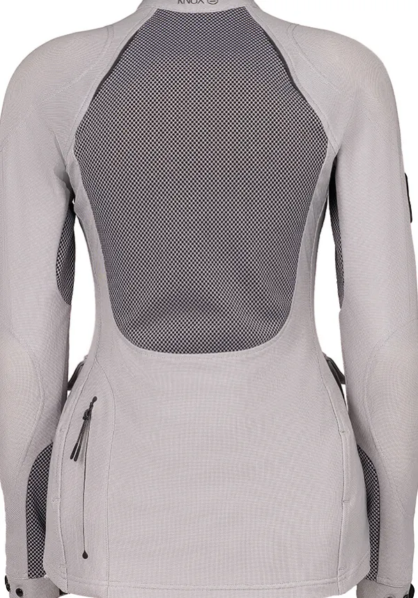 KNOX Tor Woman Motorjas Light Grey> Motorjassen