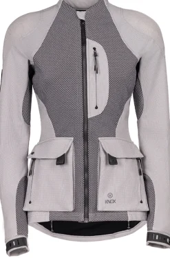 KNOX Tor Woman Motorjas Light Grey><noscript><img width=