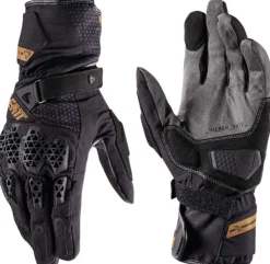 LEATT ADV HydraDri 6.5 Stealth Black/Grey> Motorhandschoenen