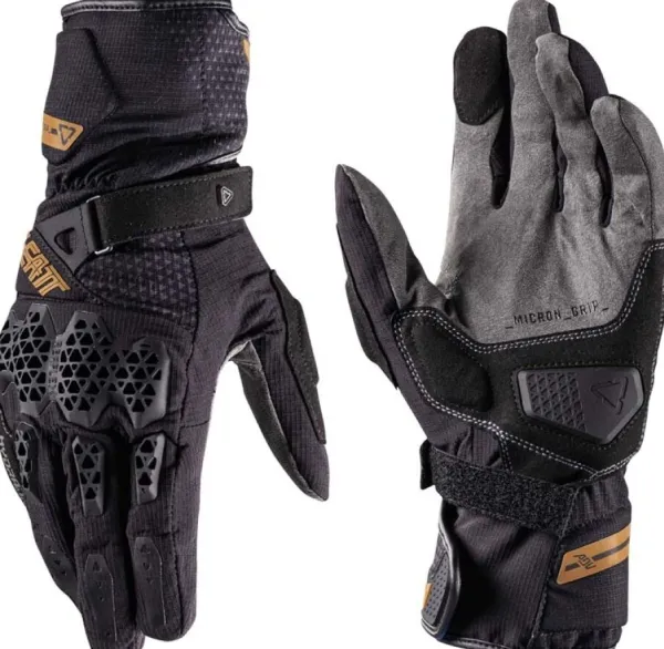 LEATT ADV HydraDri 6.5 Stealth Black/Grey> Motorhandschoenen