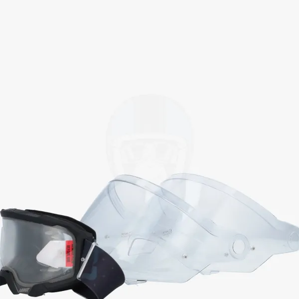 LEATT Kit ADV 8.5 Stealth Black/Grey> Adventure Helmen|Crosshelmen