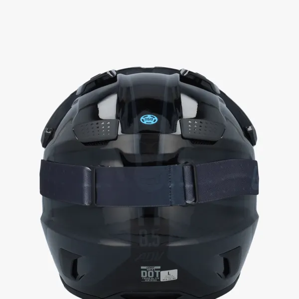 LEATT Kit ADV 8.5 Stealth Black/Grey> Adventure Helmen|Crosshelmen