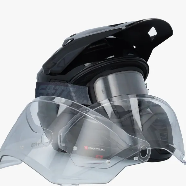 LEATT Kit ADV 8.5 Stealth Black/Grey> Adventure Helmen|Crosshelmen