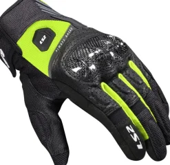 LS2 Atom Man Gloves Black H-V Yellow><noscript><img width=