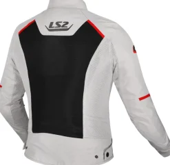 LS2 Breeze Lady Motorjas Grey Black Red> Motorjassen
