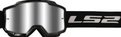 LS2 Charger Goggle Black With Silver Visor> Crossbrillen