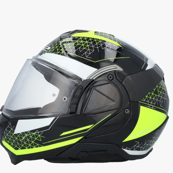 LS2 FF910 Advant II Astral H-V Yellow> Systeemhelmen|Helmen Met Zonnevizier