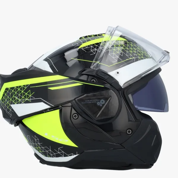 LS2 FF910 Advant II Astral H-V Yellow> Systeemhelmen|Helmen Met Zonnevizier
