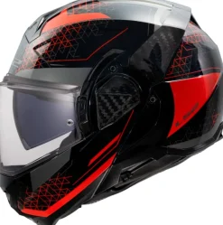 LS2 FF910 Advant II Astral Red> Systeemhelmen|Helmen Met Zonnevizier