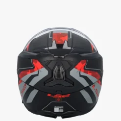 LS2 FF910 Advant II Glide Black Grey Red> Systeemhelmen|Helmen Met Zonnevizier