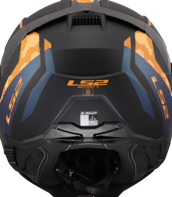 LS2 FF910 Advant II Glide Black Orange> Systeemhelmen|Helmen Met Zonnevizier