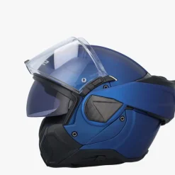 LS2 FF910 Advant II Solid Matt Navy Blue> Systeemhelmen|Helmen Met Zonnevizier