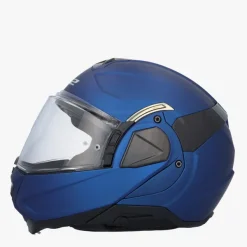 LS2 FF910 Advant II Solid Matt Navy Blue> Systeemhelmen|Helmen Met Zonnevizier