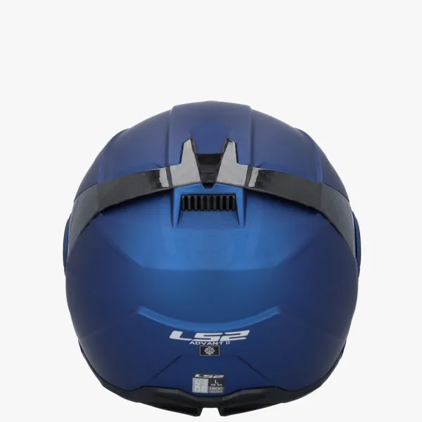 LS2 FF910 Advant II Solid Matt Navy Blue> Systeemhelmen|Helmen Met Zonnevizier