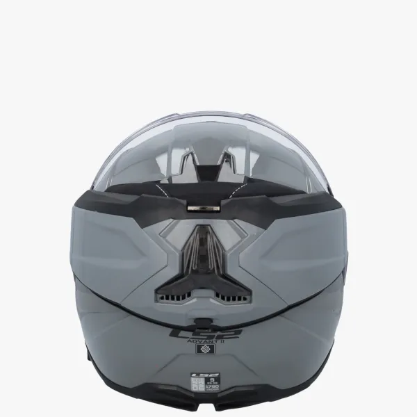 LS2 FF910 Advant II Solid Nardo Grey> Systeemhelmen|Helmen Met Zonnevizier