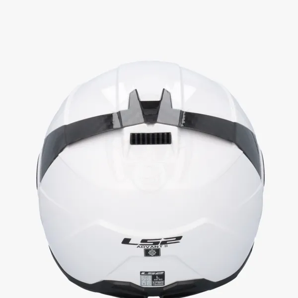 LS2 FF910 Advant II Solid White> Systeemhelmen|Helmen Met Zonnevizier