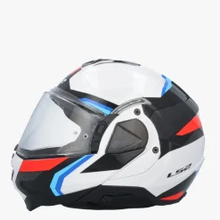 LS2 FF910 Advant II Triple White Blue Red><noscript><img width=
