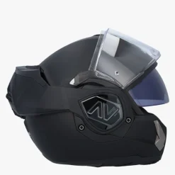 LS2 FF906 Advant Solid Matt Black 06> Systeemhelmen|Helmen Met Zonnevizier
