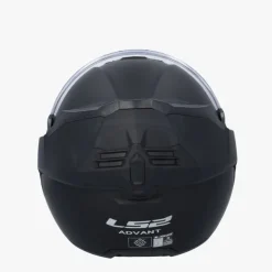 LS2 FF906 Advant Solid Matt Black 06> Systeemhelmen|Helmen Met Zonnevizier