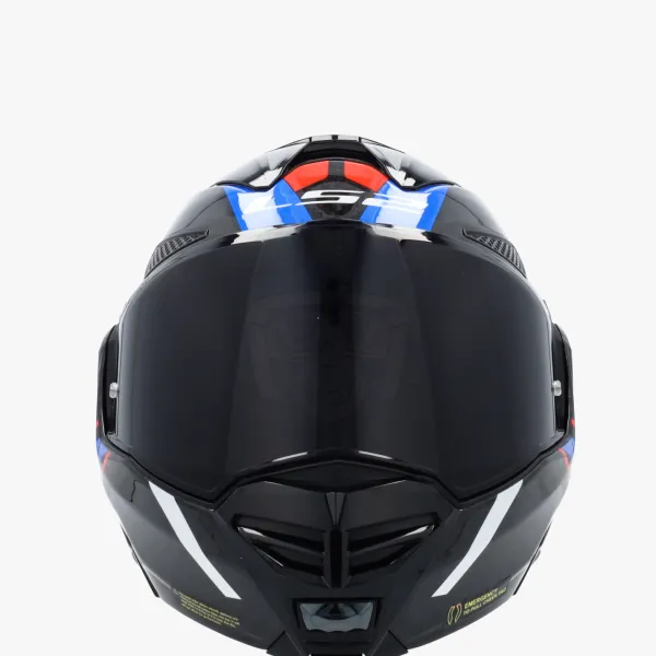 LS2 FF901 Advant X Carbon Future Ii White Blue> Systeemhelmen|Helmen Met Zonnevizier