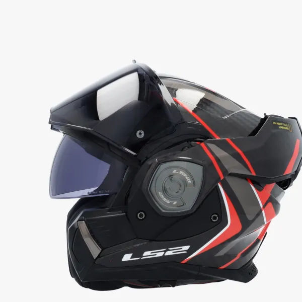 LS2 FF901 Advant X Carbon Future Ii Red> Systeemhelmen|Helmen Met Zonnevizier