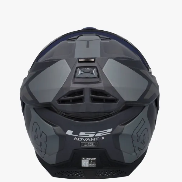 LS2 FF901 Advant X Metryk Matt Titanium 06> Systeemhelmen|Helmen Met Zonnevizier