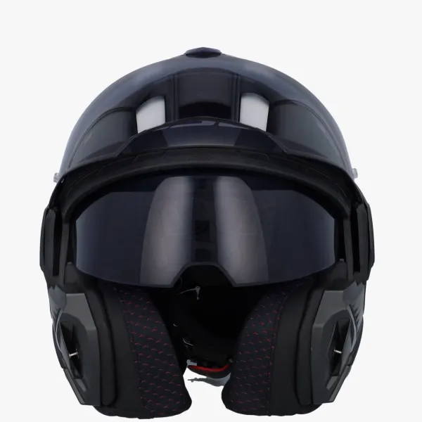 LS2 FF901 Advant X Metryk Matt Titanium 06> Systeemhelmen|Helmen Met Zonnevizier
