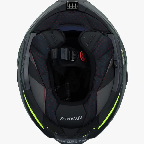 LS2 FF901 Advant X Nova Black H-V Yellow-06> Systeemhelmen|Helmen Met Zonnevizier