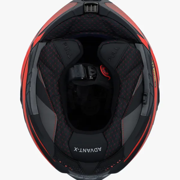 LS2 FF901 Advant X Nova Black Red-06> Systeemhelmen|Helmen Met Zonnevizier