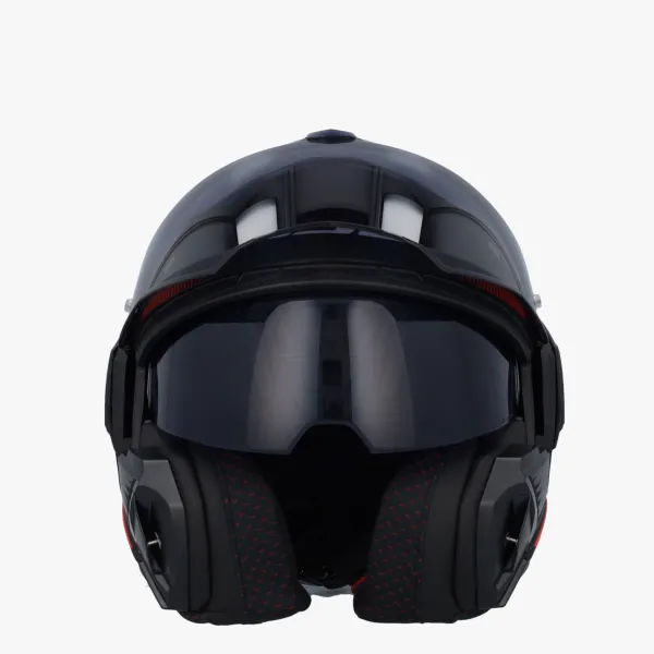 LS2 FF901 Advant X Nova Black Red-06> Systeemhelmen|Helmen Met Zonnevizier