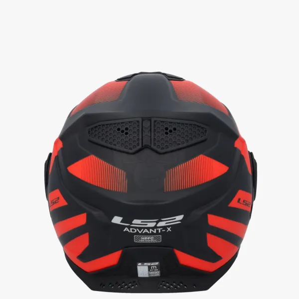 LS2 FF901 Advant X Nova Black Red-06> Systeemhelmen|Helmen Met Zonnevizier