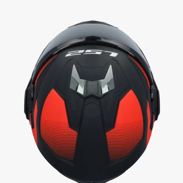 LS2 FF901 Advant X Nova Black Red-06> Systeemhelmen|Helmen Met Zonnevizier