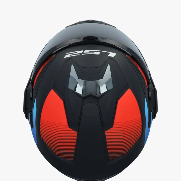 LS2 FF901 Advant X Nova Black Red Blue-06> Systeemhelmen|Helmen Met Zonnevizier