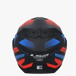 LS2 FF901 Advant X Nova Black Red Blue-06> Systeemhelmen|Helmen Met Zonnevizier