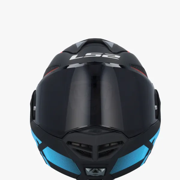 LS2 FF901 Advant X Nova Black Red Blue-06> Systeemhelmen|Helmen Met Zonnevizier
