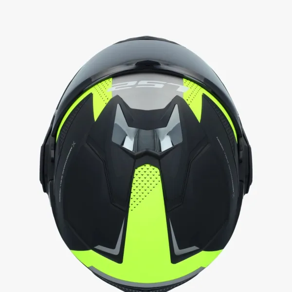 LS2 FF901 Advant X Oblivion Matt Black Fluo 06> Systeemhelmen|Helmen Met Zonnevizier