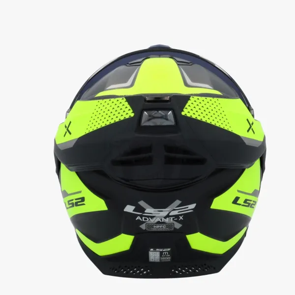 LS2 FF901 Advant X Oblivion Matt Black Fluo 06> Systeemhelmen|Helmen Met Zonnevizier