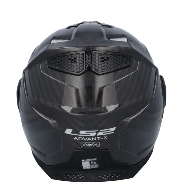 LS2 FF901 Advant X Solid Carbon 06> Systeemhelmen|Helmen Met Zonnevizier