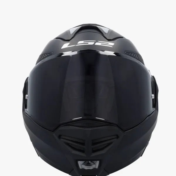 LS2 FF901 Advant X Solid Matt Black 06> Systeemhelmen|Helmen Met Zonnevizier