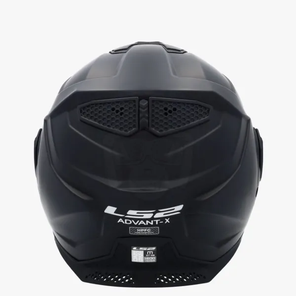 LS2 FF901 Advant X Solid Matt Black 06> Systeemhelmen|Helmen Met Zonnevizier