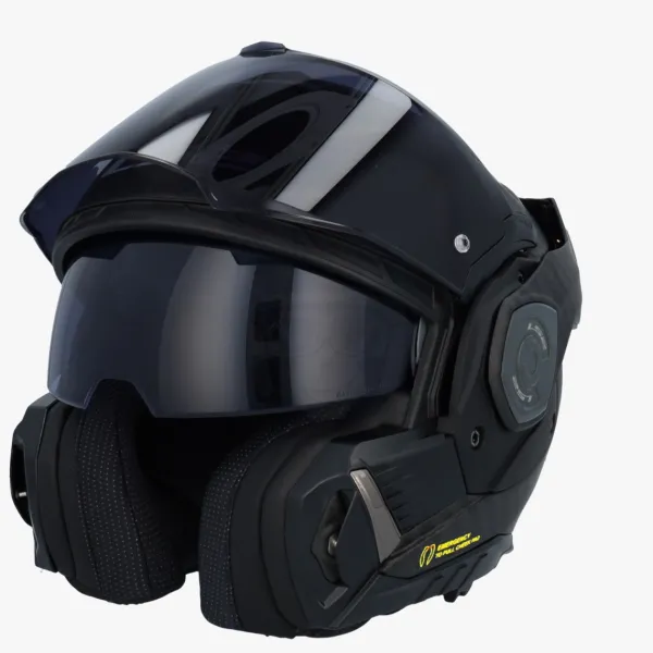 LS2 FF901 Advant X Solid Matt Carbon> Systeemhelmen|Helmen Met Zonnevizier